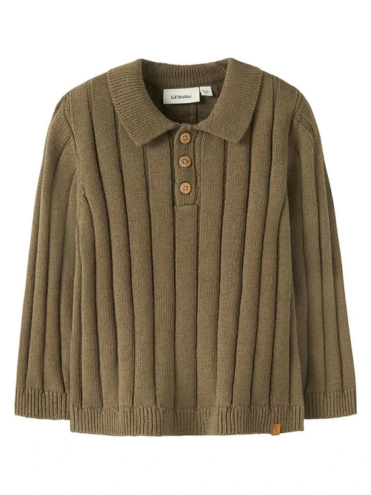 Zdjęcie produktu Lil Atelier Sweter "Lomon" w kolorze brązowym rozmiar: 116 Lil' Atelier