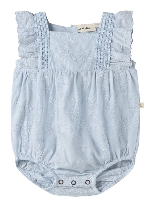 Zdjęcie produktu Lil Atelier Top-body "Jiva" w kolorze błękitnym rozmiar: 68 Lil' Atelier