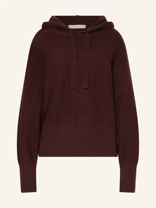 Zdjęcie produktu Lilienfels Bluza Z Kapturem Z Dzianiny Z Kaszmiru braun CIEMNOBRĄZOWY