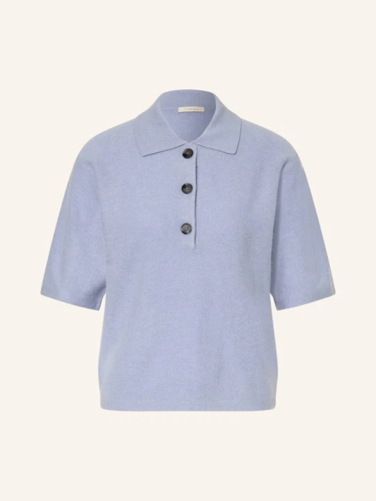 Zdjęcie produktu Lilienfels Dzianinowa Koszulka Polo Z Kaszmirem blau JASNONIEBIESKI