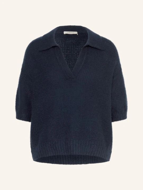 Zdjęcie produktu Lilienfels Koszulka Polo Z Dzianiny Z Kaszmirem blau GRANATOWY