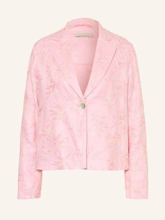 Zdjęcie produktu Lilienfels Marynarka Z Lnu rosa BLADORÓŻOWY