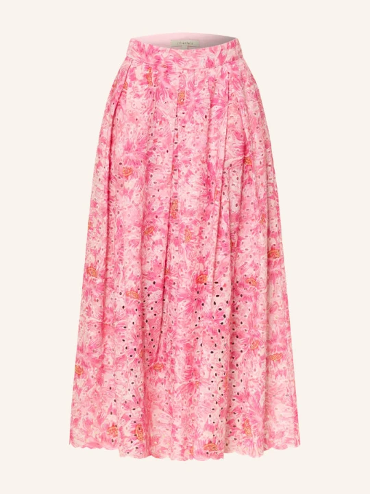 Zdjęcie produktu Lilienfels Spódnica Z Koronki Ażurowanej rosa