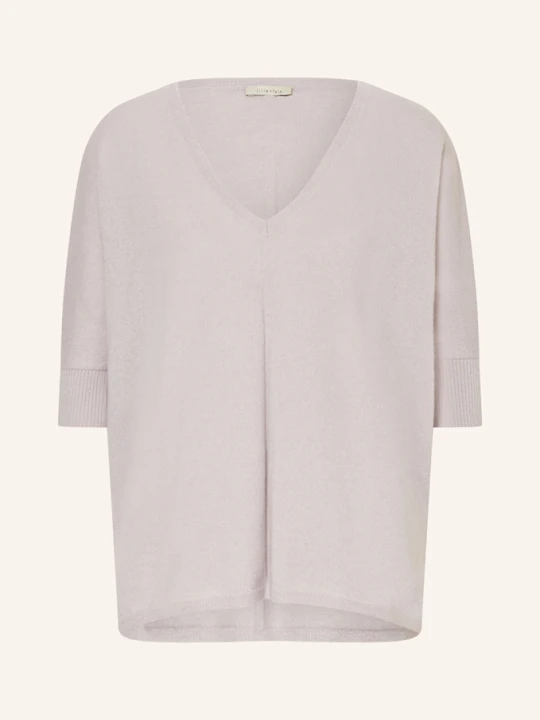 Zdjęcie produktu Lilienfels Oversized Sweter Z Kaszmiru grau JASNOCZARY