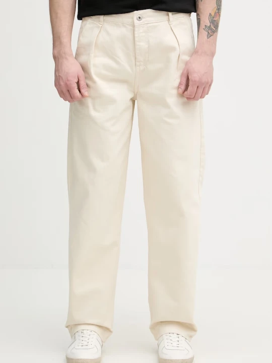 Zdjęcie produktu Lindbergh jeansy relaxed fit męskie beżowy