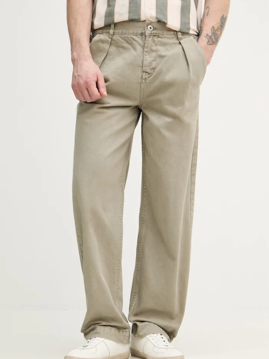 Zdjęcie produktu Lindbergh jeansy relaxed fit męskie zielony