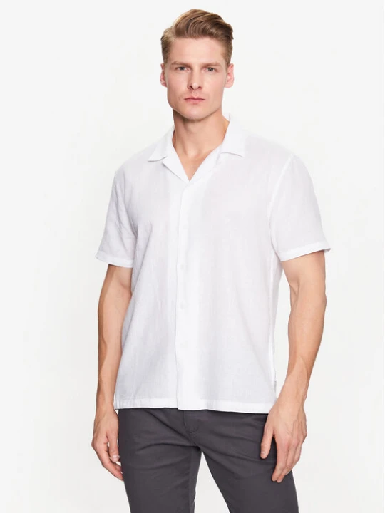 Zdjęcie produktu Lindbergh Koszula 30-203319 Biały Relaxed Fit