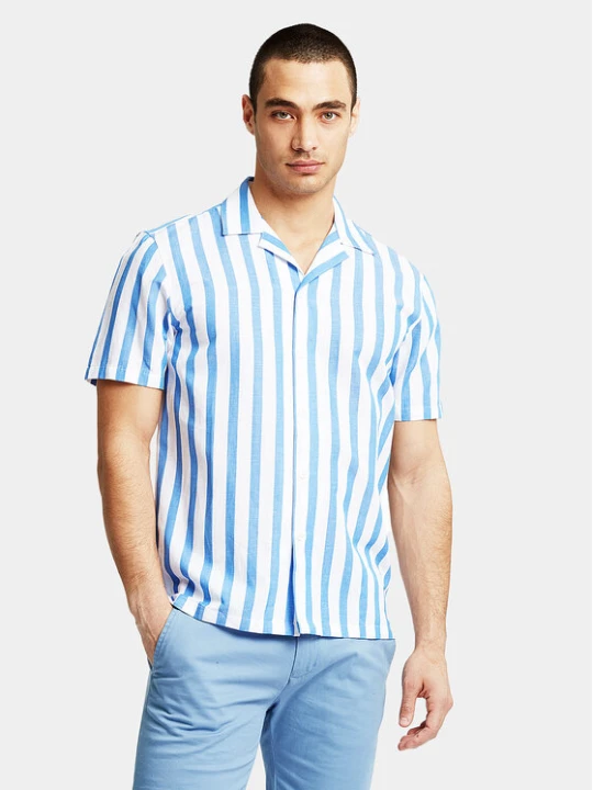 Zdjęcie produktu Lindbergh Koszula 30-203321 Niebieski Relaxed Fit