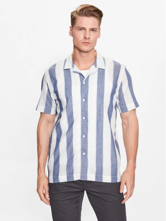 Zdjęcie produktu Lindbergh Koszula 30-203419 Niebieski Relaxed Fit