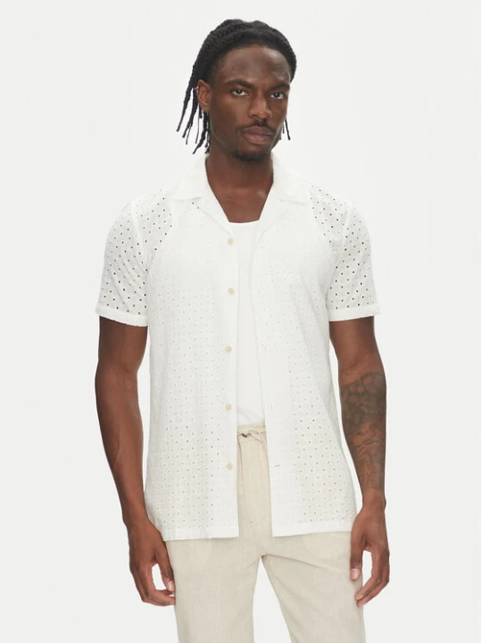 Zdjęcie produktu Lindbergh Koszula 30-203569 Biały Relaxed Fit