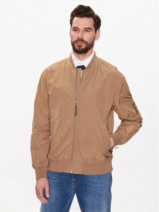 Zdjęcie produktu Lindbergh Kurtka bomber 30-321000 Brązowy Regular Fit