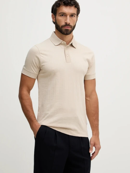 Zdjęcie produktu Lindbergh polo bawełniane beżowy