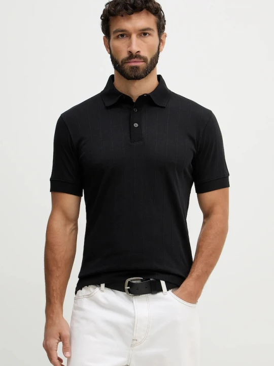 Zdjęcie produktu Lindbergh polo bawełniane czarny