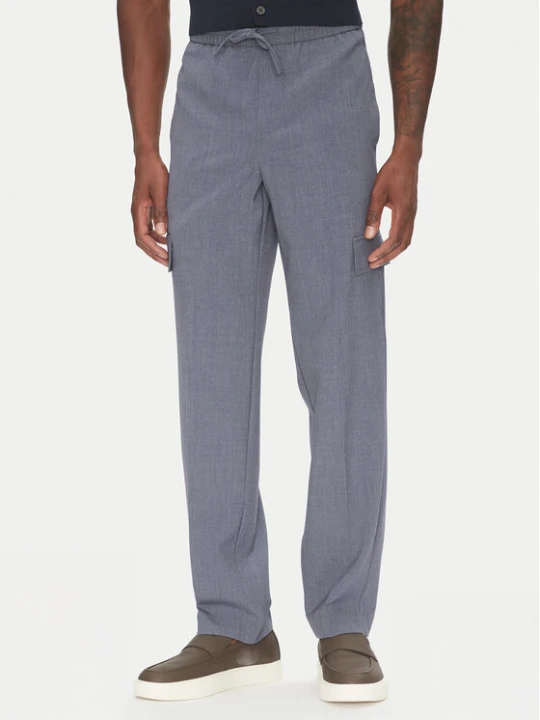 Zdjęcie produktu Lindbergh Spodnie materiałowe 30-01112A Niebieski Relaxed Fit