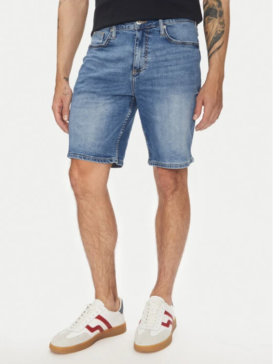 Zdjęcie produktu Lindbergh Szorty jeansowe 30-550000VBL Niebieski Loose Fit