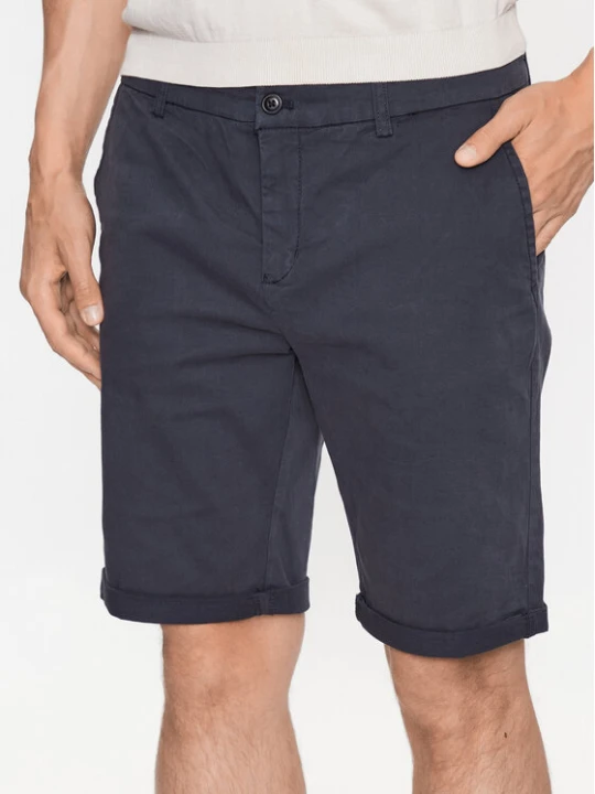 Zdjęcie produktu Lindbergh Szorty materiałowe 30-505044 Niebieski Slim Fit