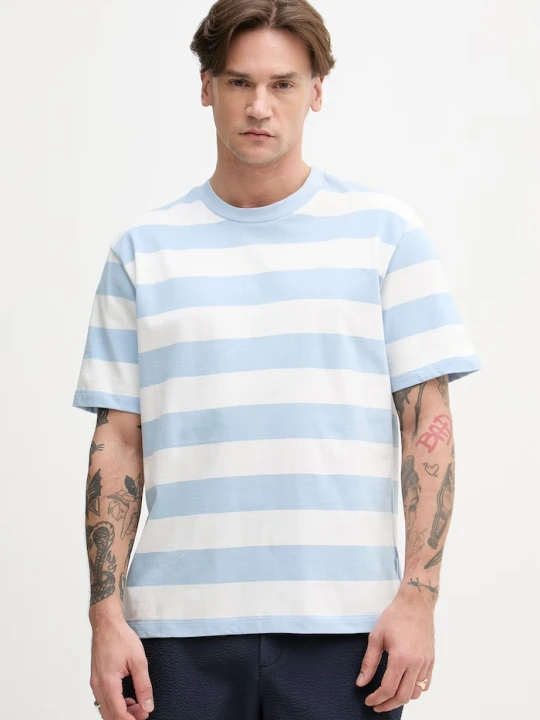 Zdjęcie produktu Lindbergh t-shirt bawełniany niebieski