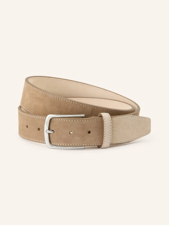 Zdjęcie produktu Lindenmann Skórzany Pasek beige brązowy