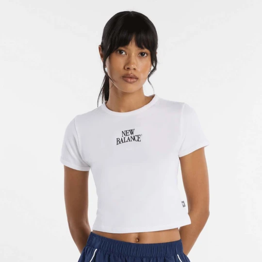 Zdjęcie produktu Linear Heritage Ringer T-Shirt New Balance biały