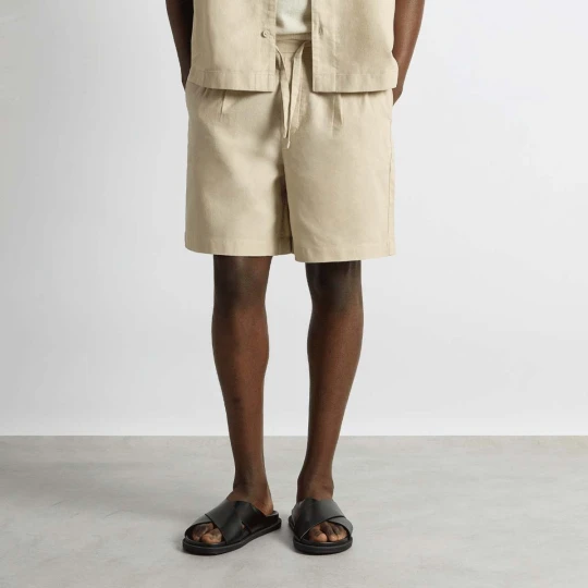 Zdjęcie produktu Linen Blend Shorts Burocs beż
