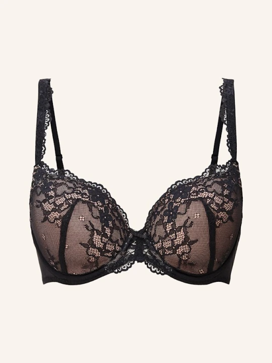 Zdjęcie produktu Lingadore Biustonosz Typu T-Shirt Z Koronką Daily schwarz