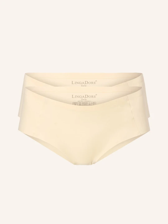 Zdjęcie produktu Lingadore Daily – Zestaw 2 Sztuk Majtek Typu Hipster beige BIAŁY