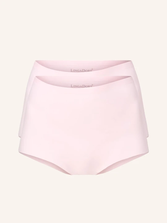 Zdjęcie produktu Lingadore Daily – Zestaw 2 Sztuk Majtek Z Wysokim Stanem rosa MOCNORÓŻOWY