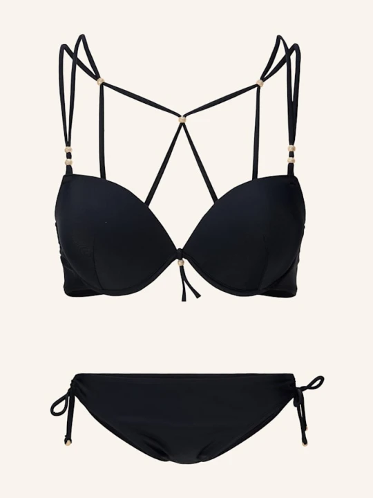 Zdjęcie produktu Lingadore Zestaw Bikini Z Wiązaniem Na Szyi schwarz CZARNY