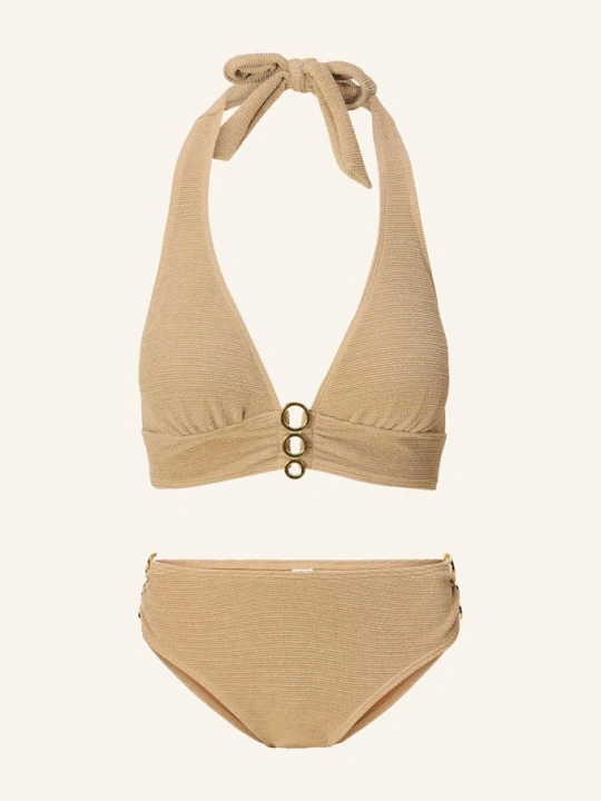 Zdjęcie produktu Lingadore Zestaw Bikini Z Wyściełanymi Miseczkami Typu Triangle beige