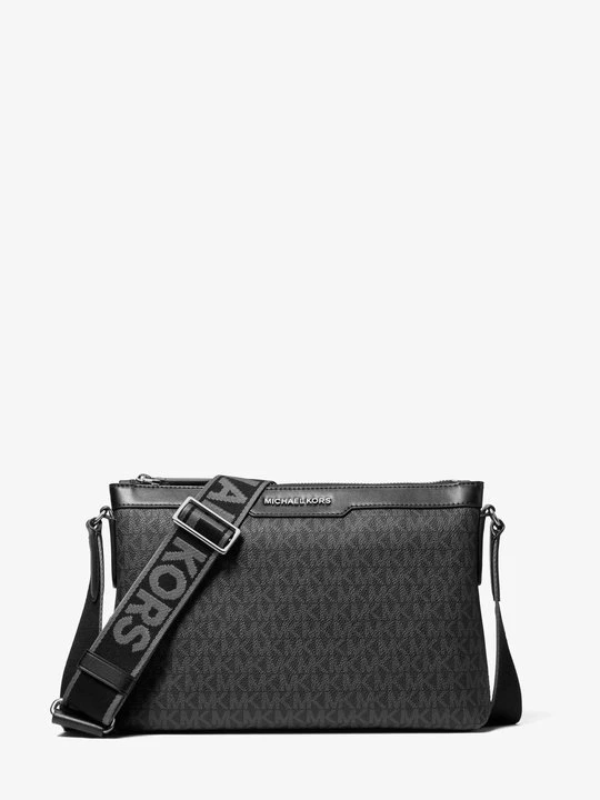 Zdjęcie produktu Listonoszka Hudson z charakterystycznym logo Michael Kors CZARNY (Czarny)