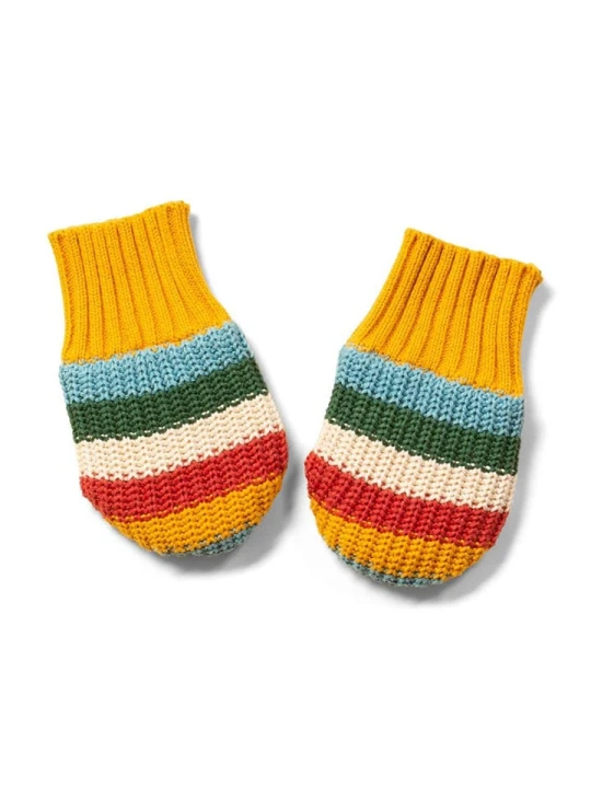 Zdjęcie produktu Little Green Radicals Rękawiczki "Rainbow" ze wzorem rozmiar: 128