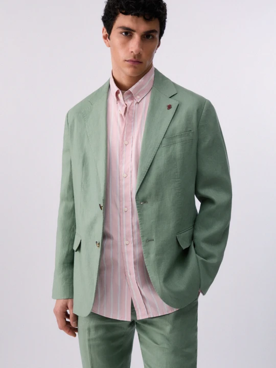 Zdjęcie produktu Liu Jo 100% Linen Elegant Jacket zielony