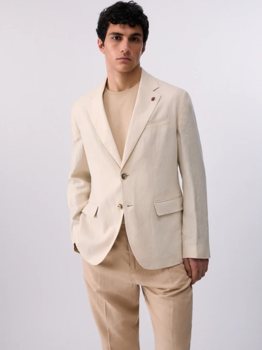 Zdjęcie produktu Liu Jo 100% Linen Elegant Jacket biały