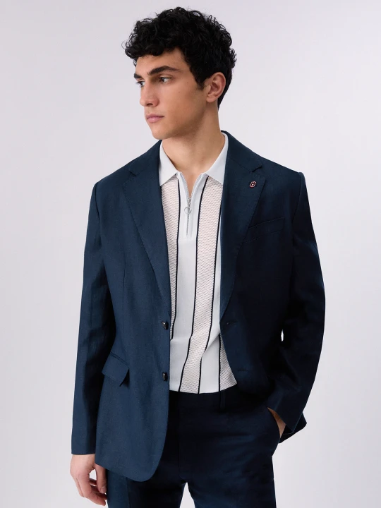 Zdjęcie produktu Liu Jo 100% Linen Elegant Jacket niebieski
