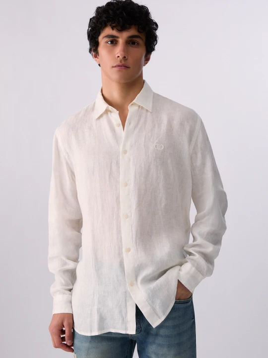 Zdjęcie produktu Liu Jo 100% Linen Shirt biały