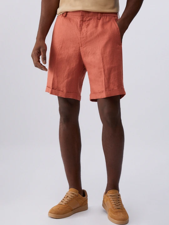 Zdjęcie produktu Liu Jo 100% Linen Shorts czerwony