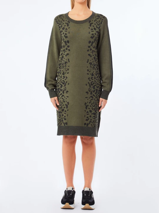 Zdjęcie produktu Liu Jo Animal-design Knit Dress Olive Green