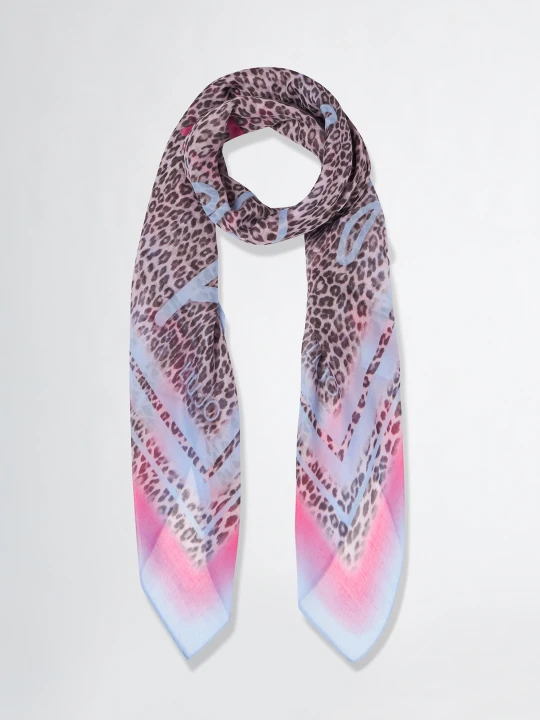 Zdjęcie produktu Liu Jo Animal-print Foulard Dark Pink