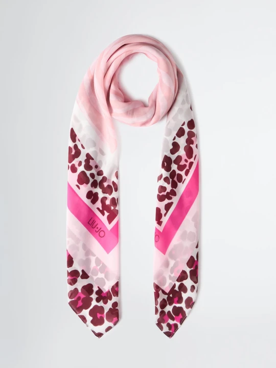 Zdjęcie produktu Liu Jo Animal-print Foulard różowy