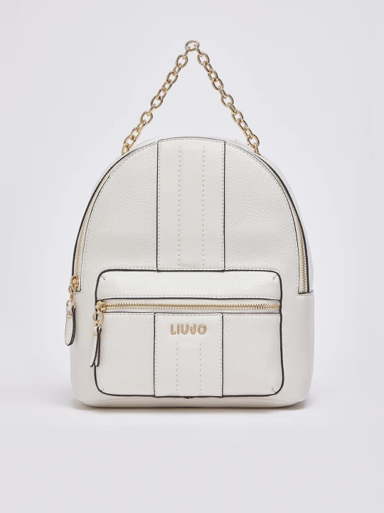 Zdjęcie produktu Liu Jo Backpack With Chain Detail Cream