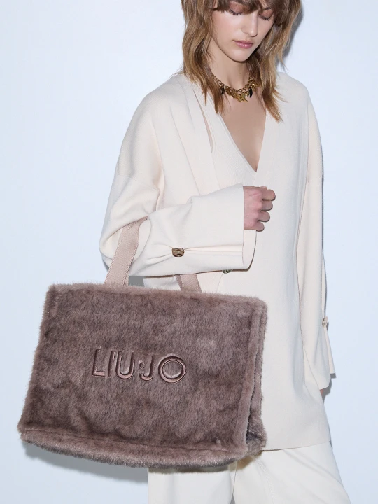Zdjęcie produktu Liu Jo Bag Tote Large In Teddy beżowy