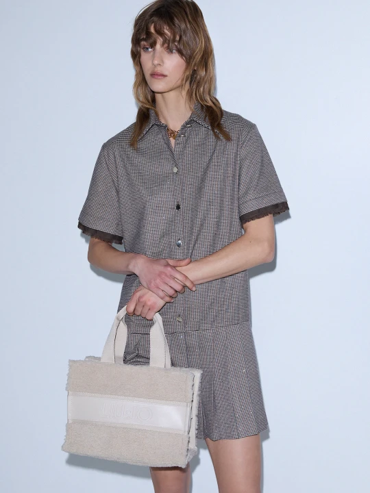 Zdjęcie produktu Liu Jo Bag Tote Small In Teddy White Wool