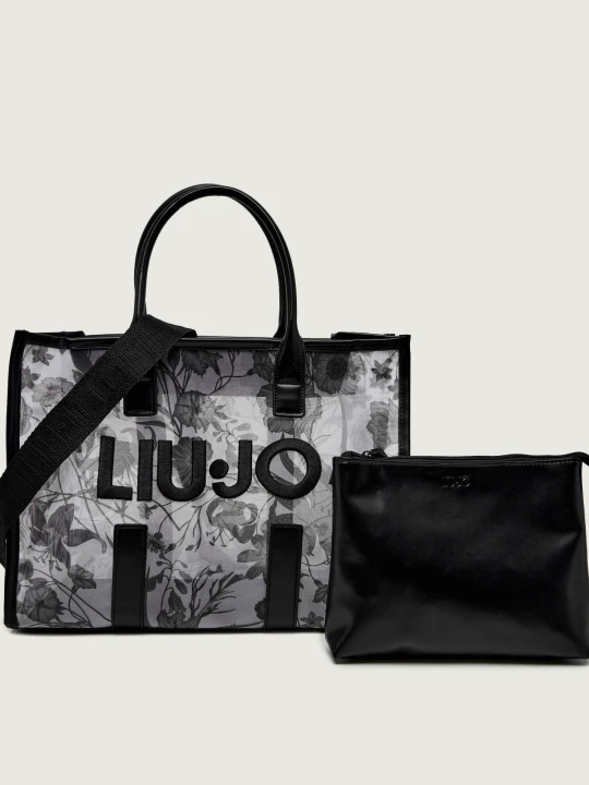 Zdjęcie produktu Liu Jo Beachwear Shopperka + saszetka czarny
