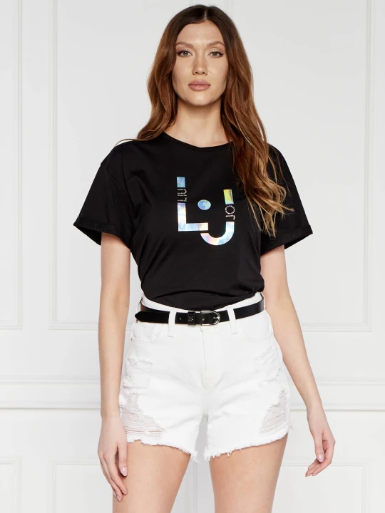 Zdjęcie produktu Liu Jo Beachwear T-shirt | Regular Fit czarny