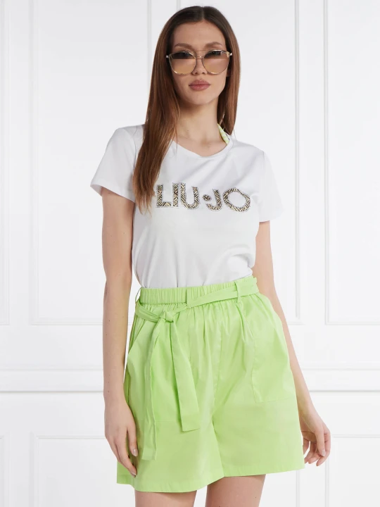 Zdjęcie produktu Liu Jo Beachwear T-shirt | Regular Fit biały