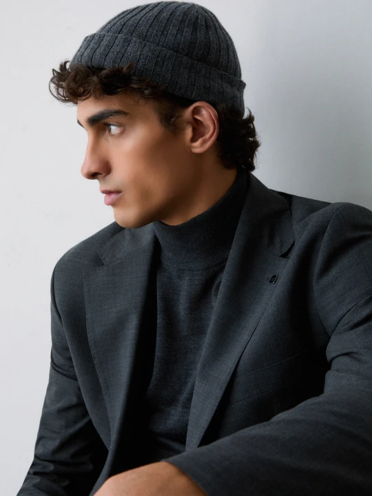 Zdjęcie produktu Liu Jo Beanie In Wool And Cashmere szary