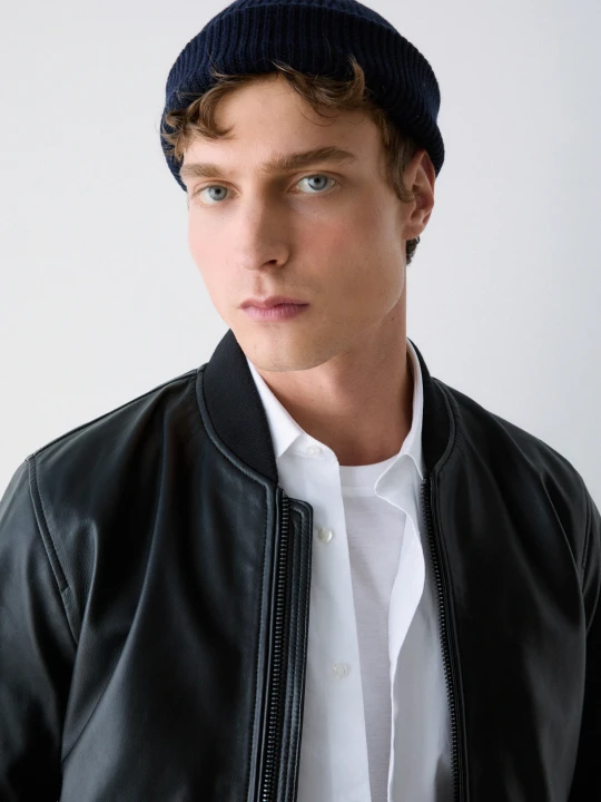 Zdjęcie produktu Liu Jo Beanie In Wool Dark Blue