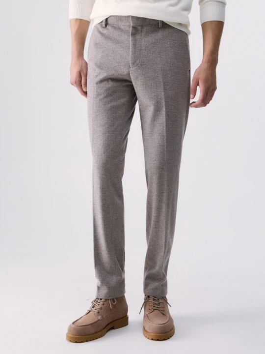 Zdjęcie produktu Liu Jo Beaver Wool Blend Trousers Khaki
