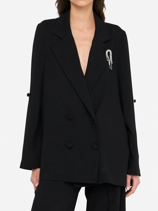 Zdjęcie produktu Liu Jo Blazer In Envers Satin czarny