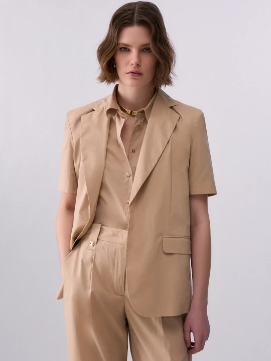 Zdjęcie produktu Liu Jo Blazer With Belt Cappuccino